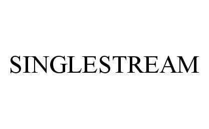 Trademark Logo SINGLESTREAM