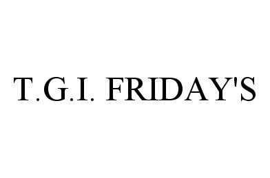 Trademark Logo T.G.I. FRIDAY'S