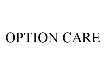 Trademark Logo OPTION CARE