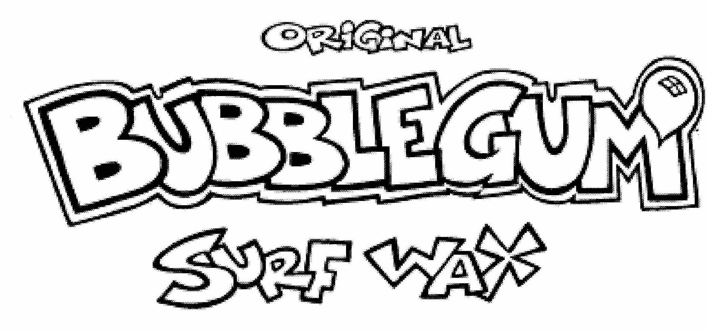  ORIGINAL BUBBLEGUM SURF WAX