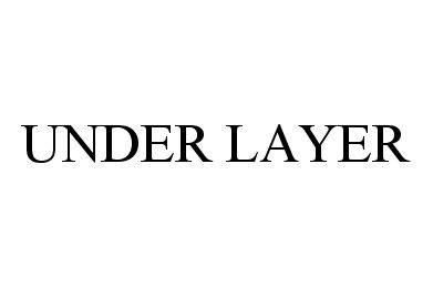 Trademark Logo UNDER LAYER