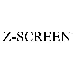 Trademark Logo Z-SCREEN