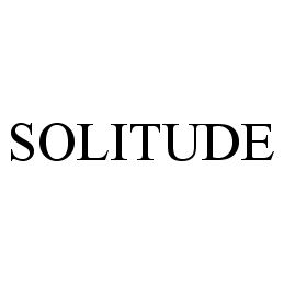 Trademark Logo SOLITUDE