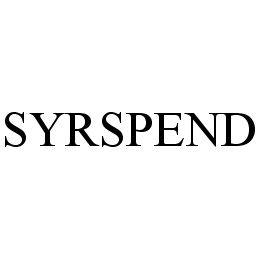 Trademark Logo SYRSPEND