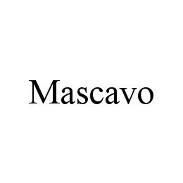 Trademark Logo MASCAVO
