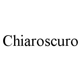 Trademark Logo CHIAROSCURO
