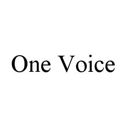 ONE VOICE