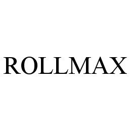 Trademark Logo ROLLMAX