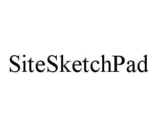 Trademark Logo SITESKETCHPAD