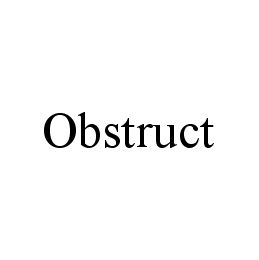 Trademark Logo OBSTRUCT