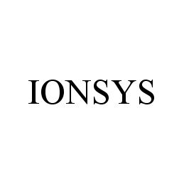 Trademark Logo IONSYS