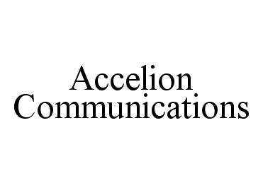  ACCELION COMMUNICATIONS