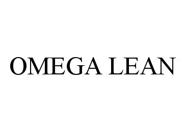 Trademark Logo OMEGA LEAN