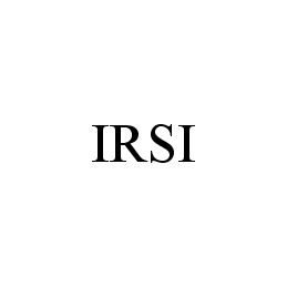 Trademark Logo IRSI