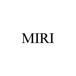 Trademark Logo MIRI