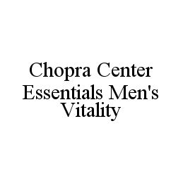  CHOPRA CENTER ESSENTIALS MEN'S VITALITY