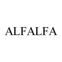Trademark Logo ALFALFA