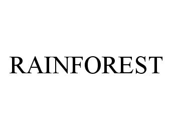 Trademark Logo RAINFOREST