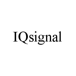 Trademark Logo IQSIGNAL