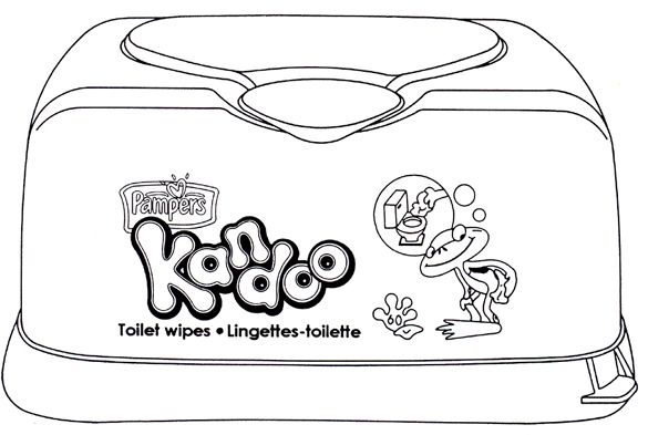 Trademark Logo PAMPERS KANDOO TOILET WIPES LINGETTES-TOILETTE