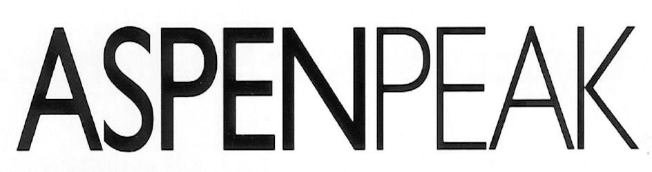 Trademark Logo ASPEN PEAK