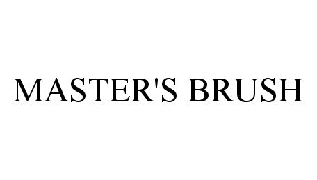  MASTER'S BRUSH