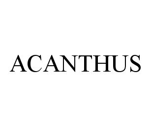 ACANTHUS