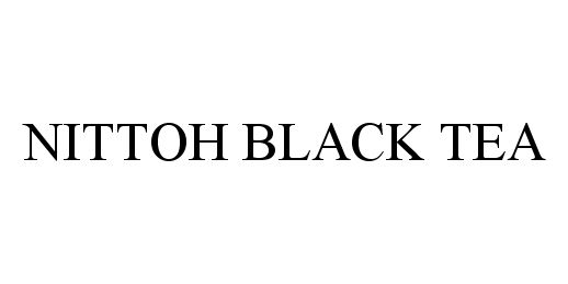 Trademark Logo NITTOH BLACK TEA