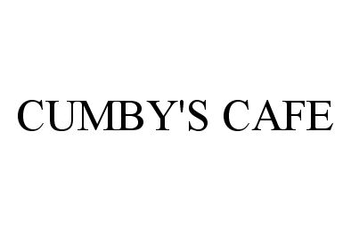  CUMBY'S CAFE