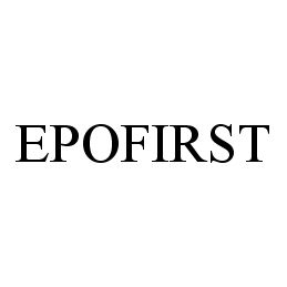 Trademark Logo EPOFIRST