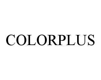 Trademark Logo COLORPLUS