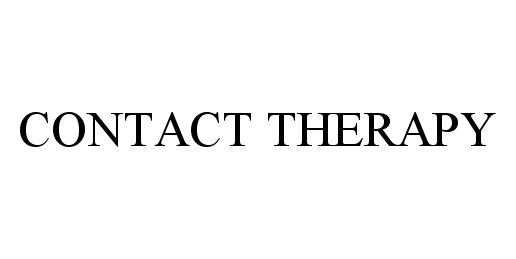 Trademark Logo CONTACT THERAPY
