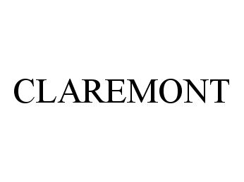 Trademark Logo CLAREMONT