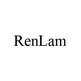Trademark Logo RENLAM