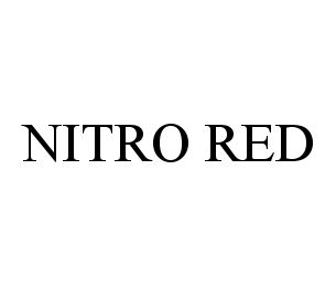 Trademark Logo NITRO RED