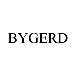 Trademark Logo BYGERD