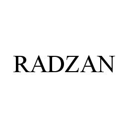 Trademark Logo RADZAN