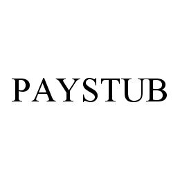 Trademark Logo PAYSTUB