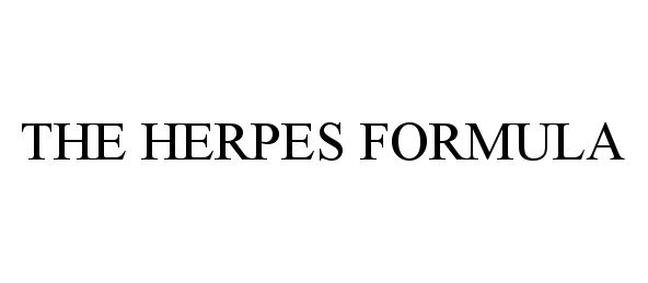  THE HERPES FORMULA