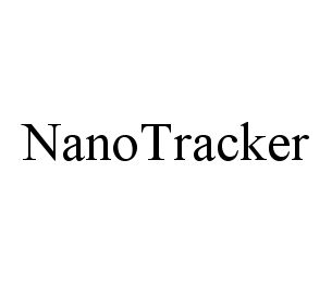 Trademark Logo NANOTRACKER