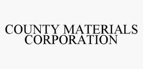  COUNTY MATERIALS CORPORATION