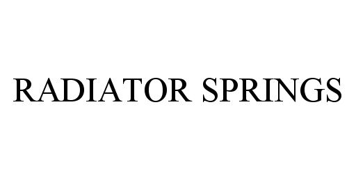 Trademark Logo RADIATOR SPRINGS