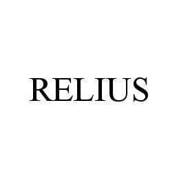 Trademark Logo RELIUS