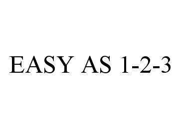  EASY AS 1-2-3