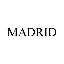 Trademark Logo MADRID