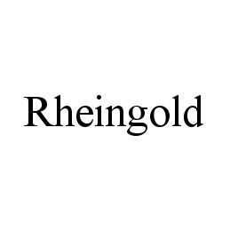 Trademark Logo RHEINGOLD