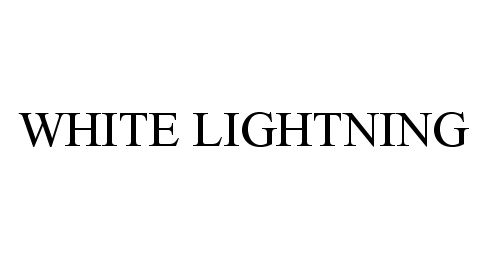 Trademark Logo WHITE LIGHTNING