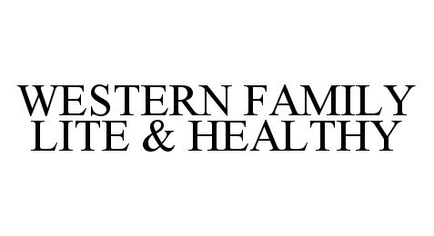  WESTERN FAMILY LITE &amp; HEALTHY