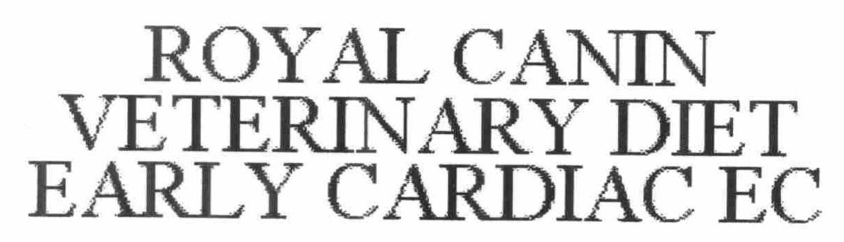  ROYAL CANIN VETERINARY DIET EARLY CARDIAC EC