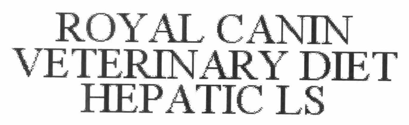 Trademark Logo ROYAL CANIN VETERINARY DIET HEPATIC LS